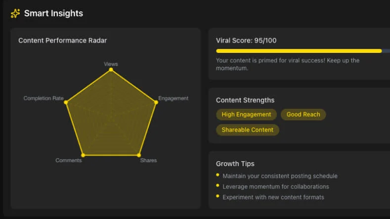 Viral Score & Radar — Screenshot placeholder